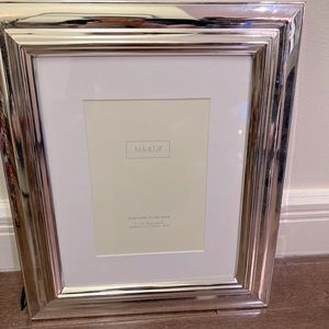 Silver photo frame